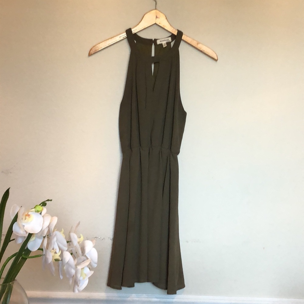 Monteau green dress